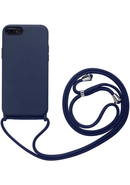 iPhone 8 Plus Kılıf Tygo Ropi Kapak-Lacivert