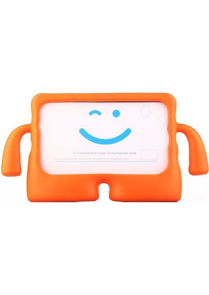 Galaxy Tab A8 10.5 SM-X200 (2021) Uyumlu Tygo Ibuy Standlı Tablet Kılıf-Turuncu