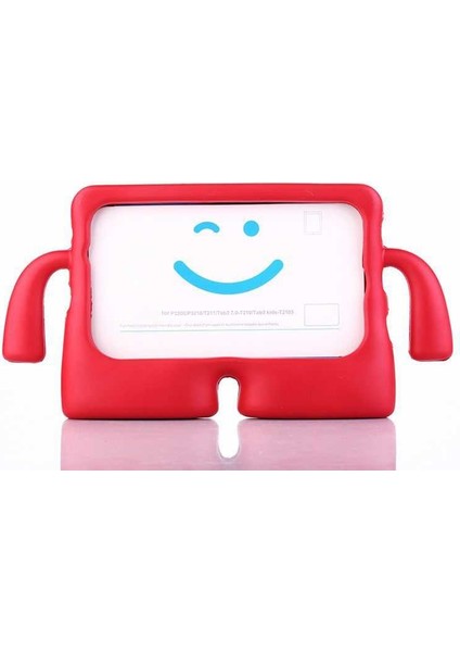 Galaxy Tab E T560 9.6 Uyumlu Tygo Ibuy Standlı Tablet Kılıf-Kırmızı
