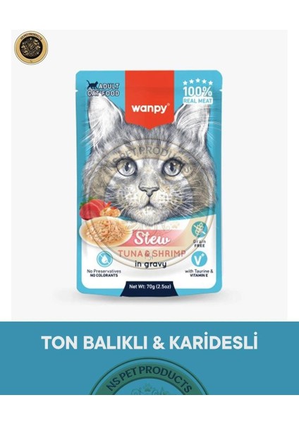 Pouch Ton-Karides Yaş Kedi Maması 10X70GR modelleri