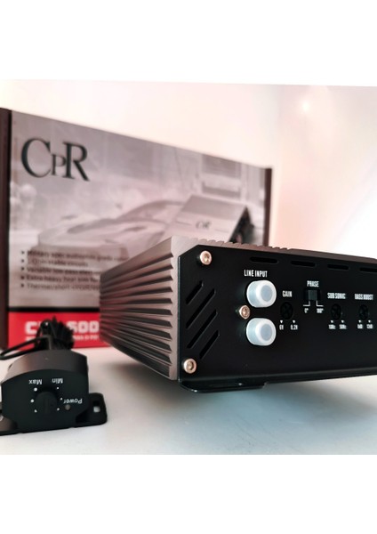 -600.1 Class D Bass Kontrollü Amfi – Yüksek Performanslı Subwoofer Güç Amplifikatörü