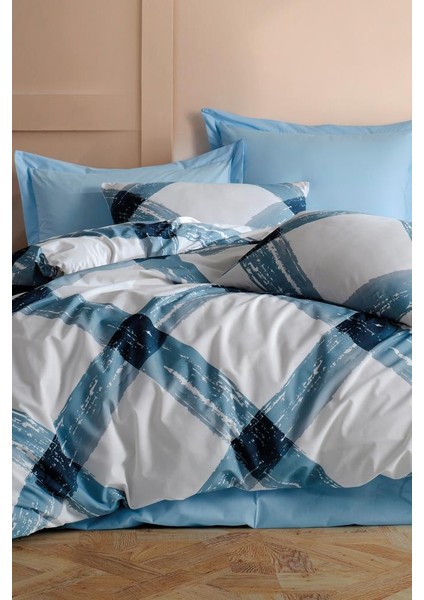 Andri Çift Kişilik Nevresim Takımı Mavi