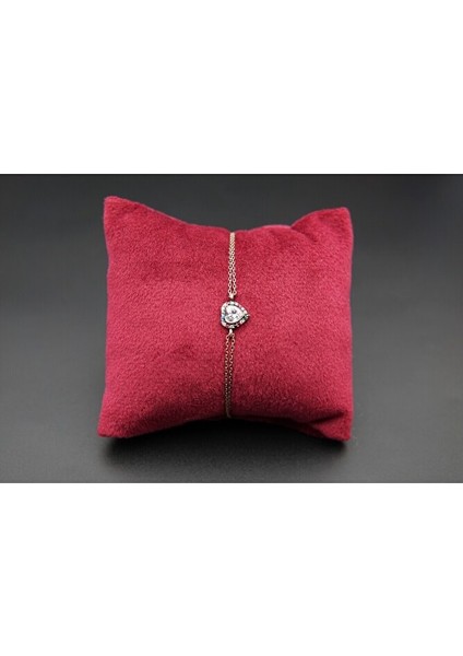 Gold Kaplama Kalpli Kadın Bileklik SB00037