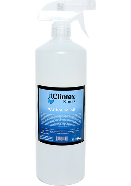 %99.9 Spreyli Saf Ipa Izo Propil 750 ml Yüzey Temizleyici