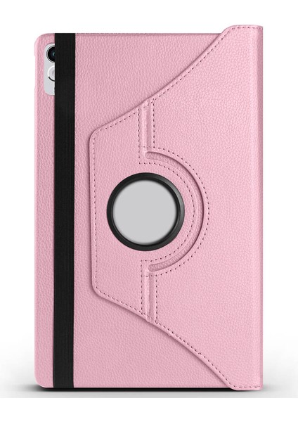Lenovo Tab P11 11.5 (2.nesil) TB350UF Uyumlu Tygo Dönebilen Standlı Kılıf-Pembe