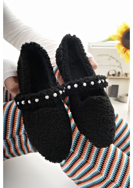 Kadın Babet Siyah Hafif Rahat Şık Iş Ofis Günlük Ayakkabı fırsatları