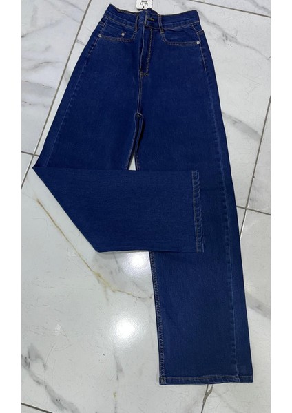 Kadın-Geniş Paça Esnek Likrakı Kot Pantalon fiyatları