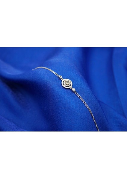 925 Ayar Gümüş Halka Kadın Bileklik SB00041 modelleri