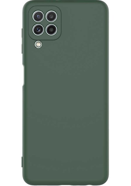 Galaxy M22 Kılıf Tygo Mara Laaakan Kapak-Koyu Yeşil