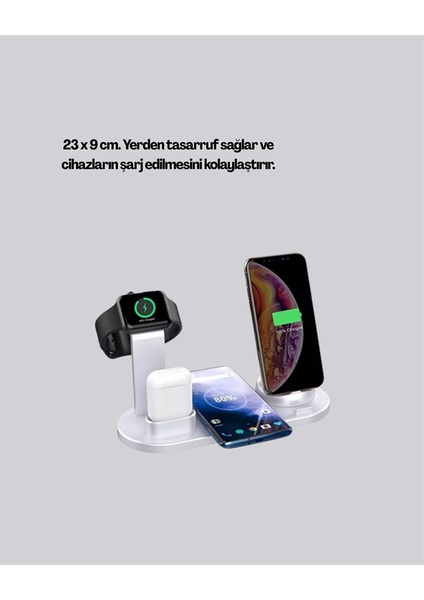 Zengezur Iphone, Apple Watch ve Airpods ile Uyumlu 4'ü 1 Arada Şarj Ünitesi – Tüm Apple Cihazları Tek Noktada indirimleri