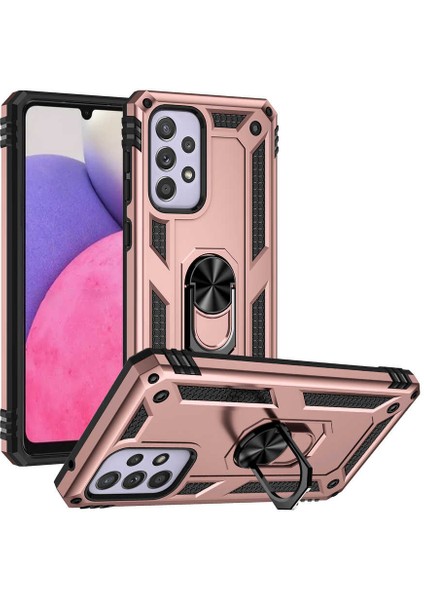 Galaxy A33 5g Kılıf Tygo Vega Kapak-Rose Gold
