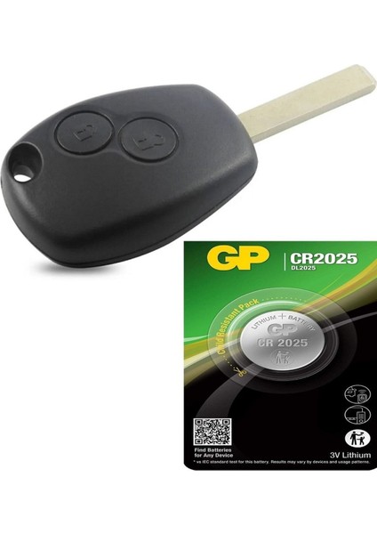 Lüx Renault Dacia Kangoo Clio Trafic Kumanda Anahtar Kabı