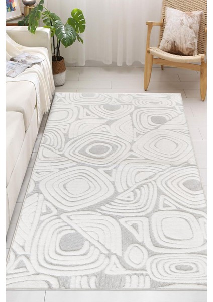 Yumuşak Dokulu Iskandinav Dekoratif Kaymaz Taban Yıkanabilir Yolluk Antre Hol Halısı Salon Halısı