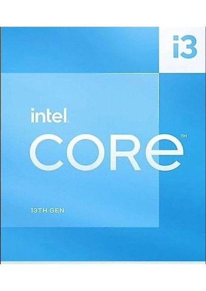 Intel Core Cı3 13100 3.4ghz 12MB 1700P Fanlı (Box)