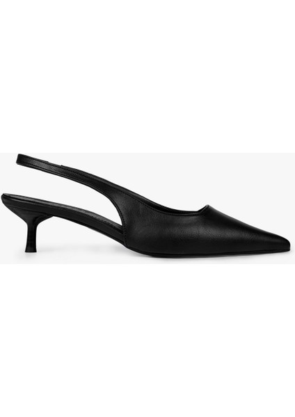 Kadın Kate Siyah Mat Cilt Stiletto fırsatları
