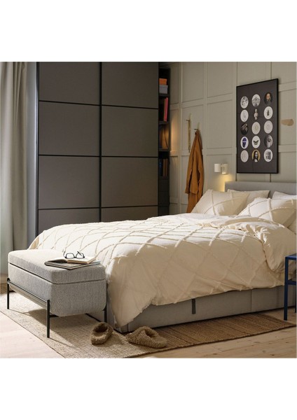 Depolama Alanlı Bank, Viarp Bej-Kahverengi, 103 cm fiyatları