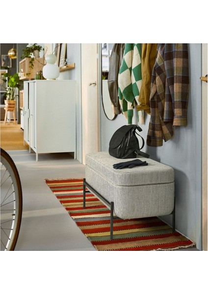 Depolama Alanlı Bank, Viarp Bej-Kahverengi, 103 cm fırsatları