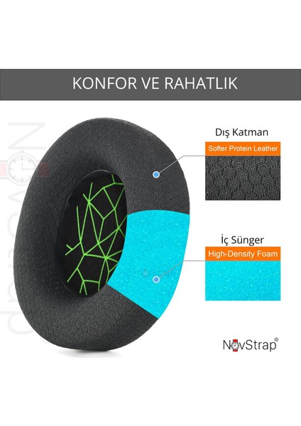 Steelseries Arctis 1 3 5 7 7p 7x 9 9x Pro ile Uyumlu Yedek Kulaklık Yastığı Pedi Süngeri modelleri