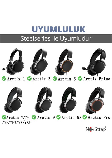 Steelseries Arctis 1 3 5 7 7p 7x 9 9x Pro ile Uyumlu Yedek Kulaklık Yastığı Pedi Süngeri fiyatları