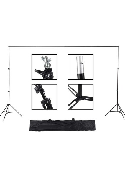 Seyyar Siyah Fon Perde (Katlanabilir Kumaş) 3x6 Metre modelleri