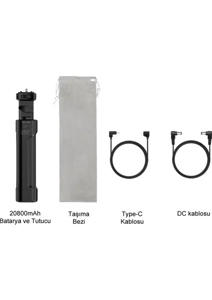 20800MAH Hızlı Şarjlı Dış Çekim 100W Çıkışlı Taşınabilir El Tipi Powerbank Tripod Batarya fiyatları