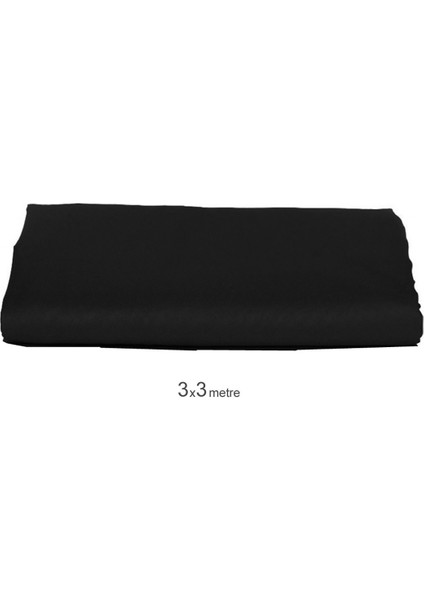 Seyyar Siyah Fon Perde (Katlanabilir Kumaş) 3x3 Metre fırsatları