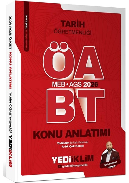 2026 Meb Ags Öabt Tarih Öğretmenliği Konu Anlatımı