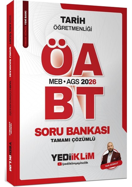 2026 Meb Ags Öabt Tarih Öğretmenliği Tamamı Çözümlü Soru Bankası