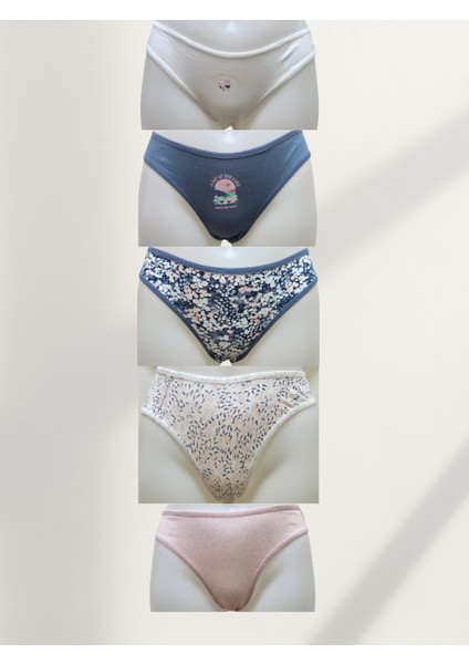 Kadın 5'li Bikini Külot Paketi