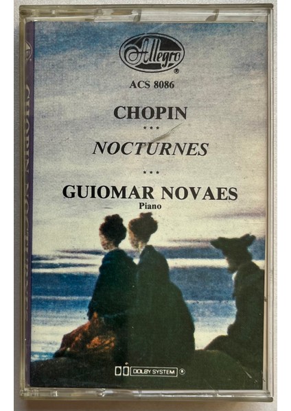Chopin Nocturnes Guiomar Novaes Piano Kaset (Orijinal Dönem Baskı Kaset)