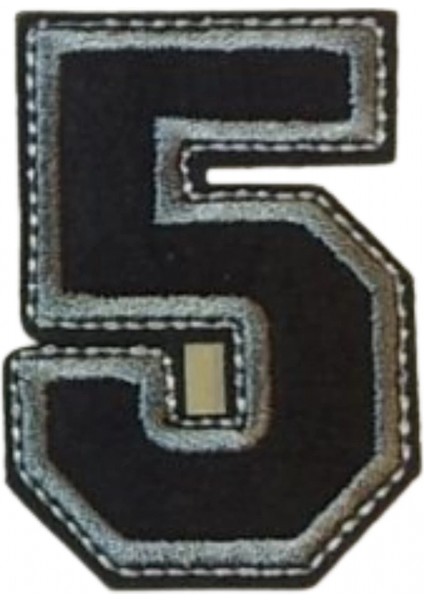 Aplike Ütü Ile Yapışan 5 Rakamı Arma 4x4 cm