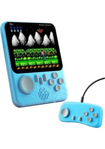 Mini Atari Taşınabilir Oyun Konsolu 3.5 Inç Ekran Çift Konsol 666 Adet Retro Oyun Gameboy El Atarisi