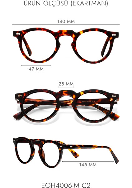 EOH4006-M C2 Leopar Mavi Işık Koruyucu Ekran Gözlüğü