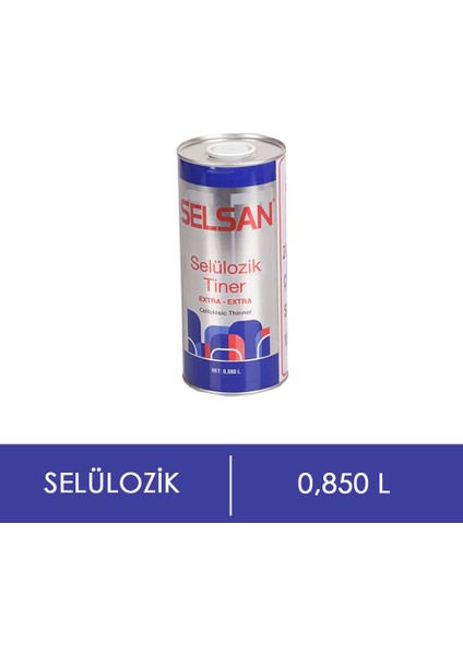 Selülozik Tiner 0,800 Lt