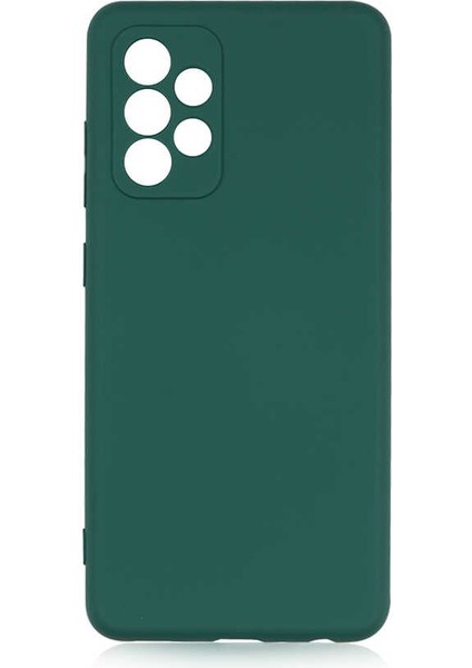 Galaxy A52 Kılıf Lckc Mara Laaakan Kapak-Koyu Yeşil