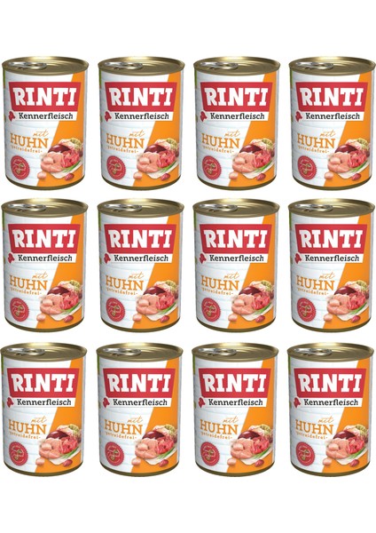 Tavuklu Gurme Köpek Konservesi 400 Gr. x 12 Adet