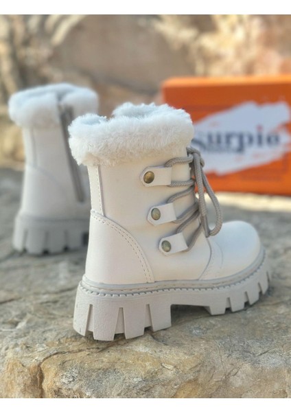 Kız Çocuk Hafif Yumuşak Fermuarlı Kaymaz Taban Çocuk Bot modelleri