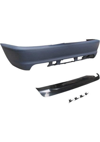 Bmw 3 Seri E46 Coupe 98/05 Arka Tampon Astarlı (Sensör Deli̇kli̇/çeki̇ Dem.kapaklı/karlıklı)Mtech modelleri