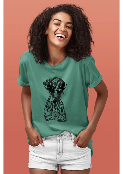 Alman Shorthair - Köpek Baskılı Unisex Beyaz Tişört fiyatları