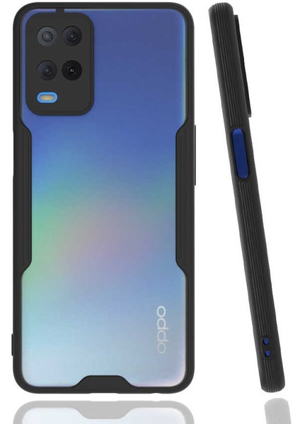 Oppo A54 4g Kılıf Lckc Parfe Kapak-Siyah