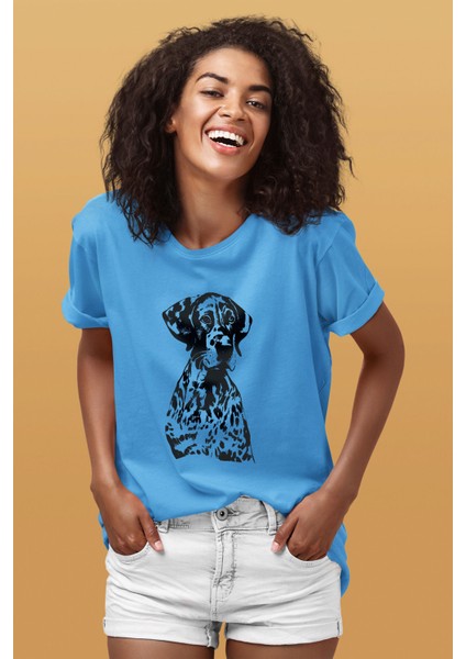 Alman Shorthair - Köpek Baskılı Unisex Beyaz Tişört fiyatları