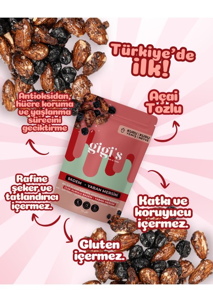 Wild Berry Bal ile Glaze Edilmiş Crunchie Sağlıklı Karışım modelleri