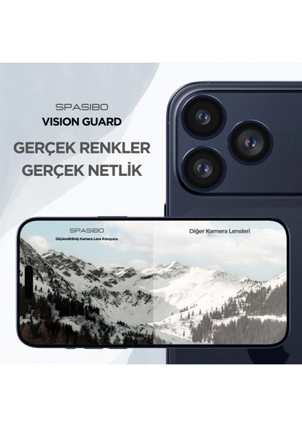 Vision Guard iPhone 17 Pro Max Kamera Lens Koruyucu modelleri