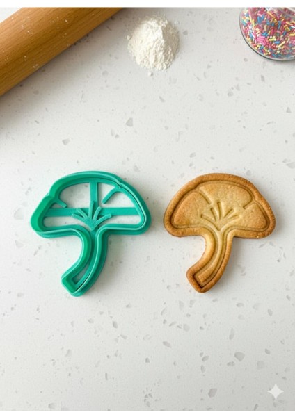 Sonbahar Yaprakları Kurabiye Kalıbı Seti, 5 Parça, Yeşil, Doğa Hamur Şekillendirici, Özel Tasarım fırsatları