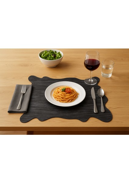 Hakiki Deri Şekilli Amerikan Servis – Özel Tasarım 1 Adet