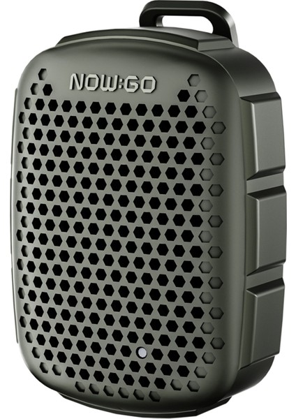 Nowgo Lava Clip 5W Klipsli Su Geçirmez Taşınabilir Mini Bluetooth Hoparlör Yeşil