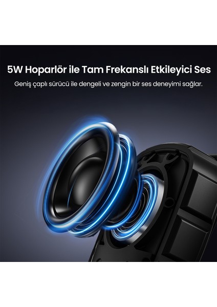 Nowgo Lava Clip 5W Klipsli Su Geçirmez Taşınabilir Mini Bluetooth Hoparlör Bej modelleri