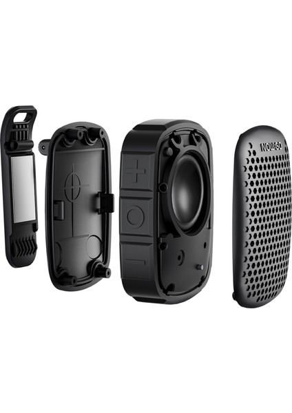 Nowgo Lava Clip 5W Klipsli Su Geçirmez Taşınabilir Mini Bluetooth Hoparlör Bej fırsatları