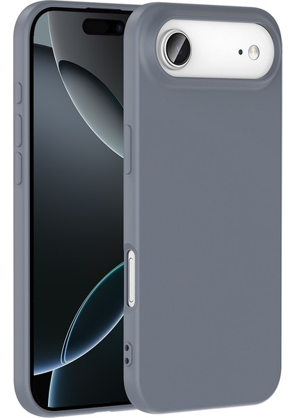 iPhone 17 Air Kılıf Zore Mara Lansman Kapak - Gri
