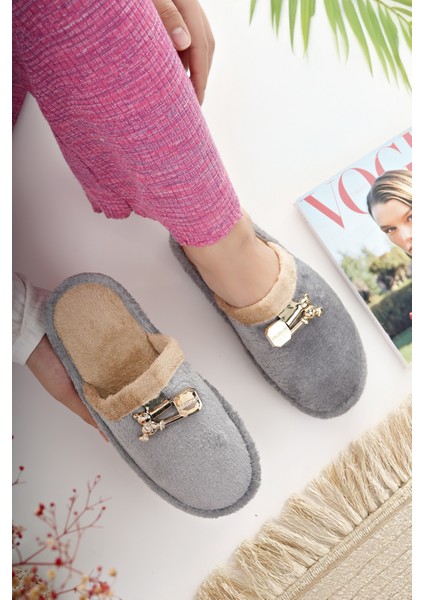 Kadın Ev Terliği Peluş Yıkanabilir Içi Yünlü Kürklü Terlik Misafir Çeyiz Bohça Gelin Terliği fırsatları